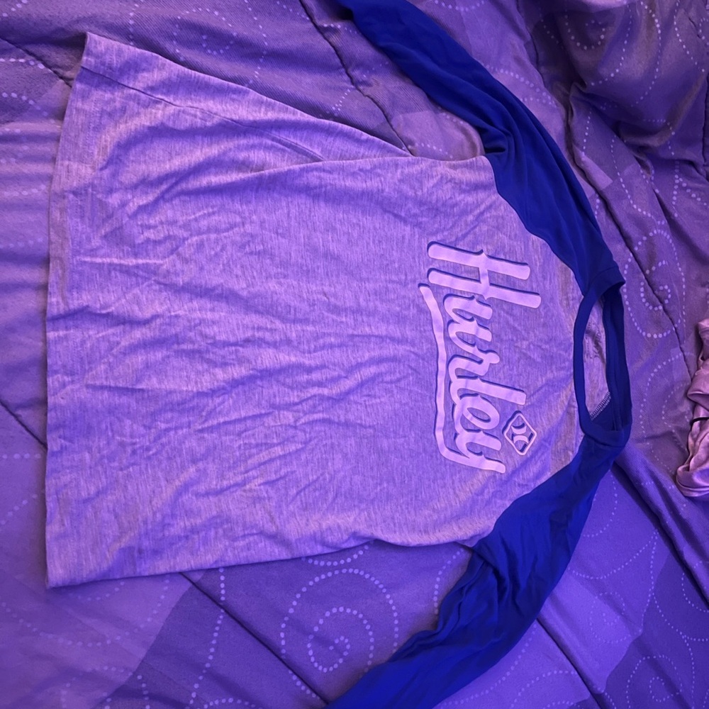Hurley Blue and Gray Tee